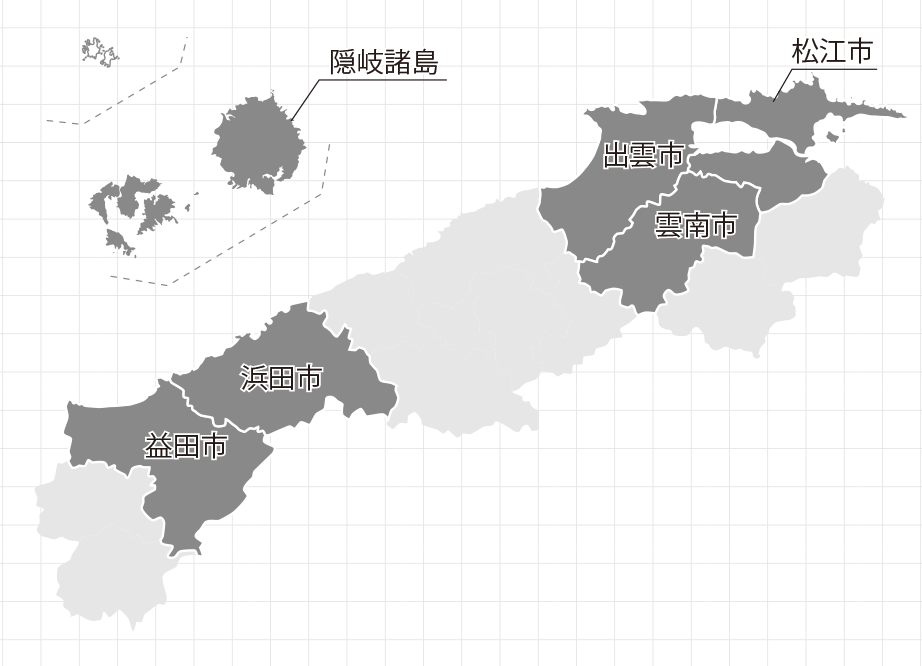事業実施地域の地図